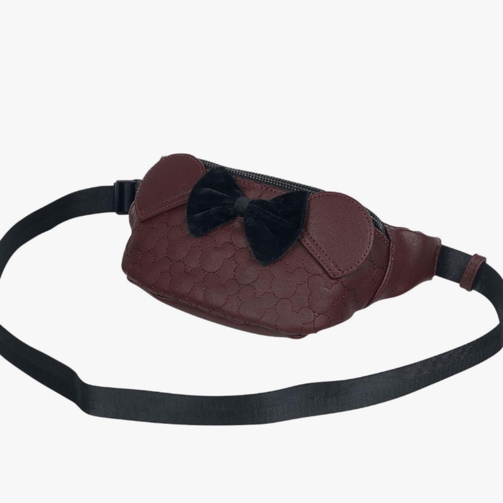 Loungefly Disney Minnie Mouse Faux Leather Fanny Pack, Red